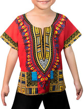 Children Traditional Colourful African Dashiki Thailand Style with Shorts (Dark Green) - Tribe